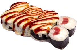 Запеченный ролл с тунцом